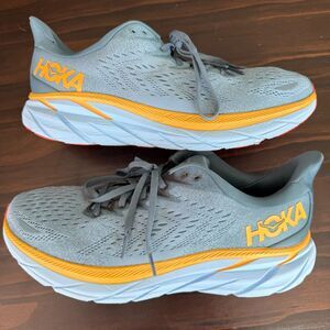 HOKA ONE ONE Clifton 8 Men's Running Shoes Goblin Blue/Mountain Spring Size 11 D